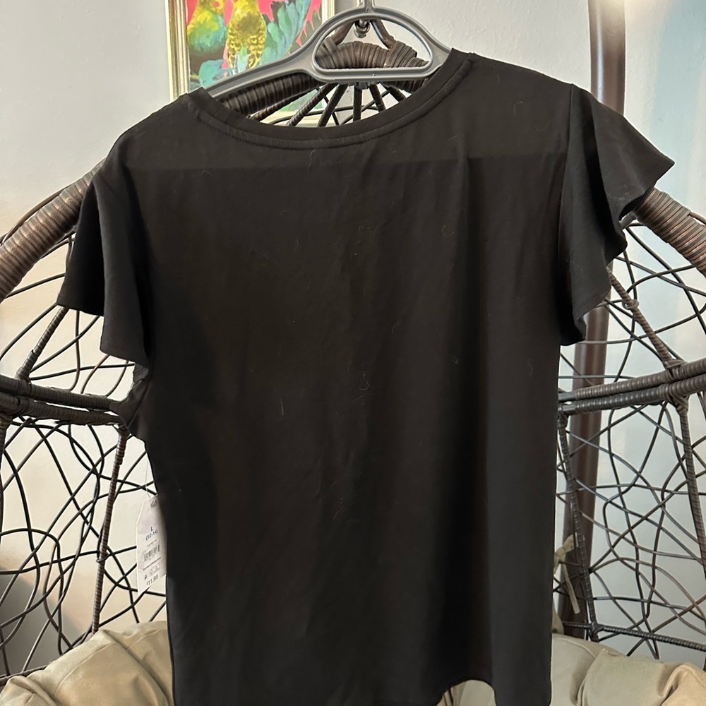 Time and Tru Black Women's Blouse